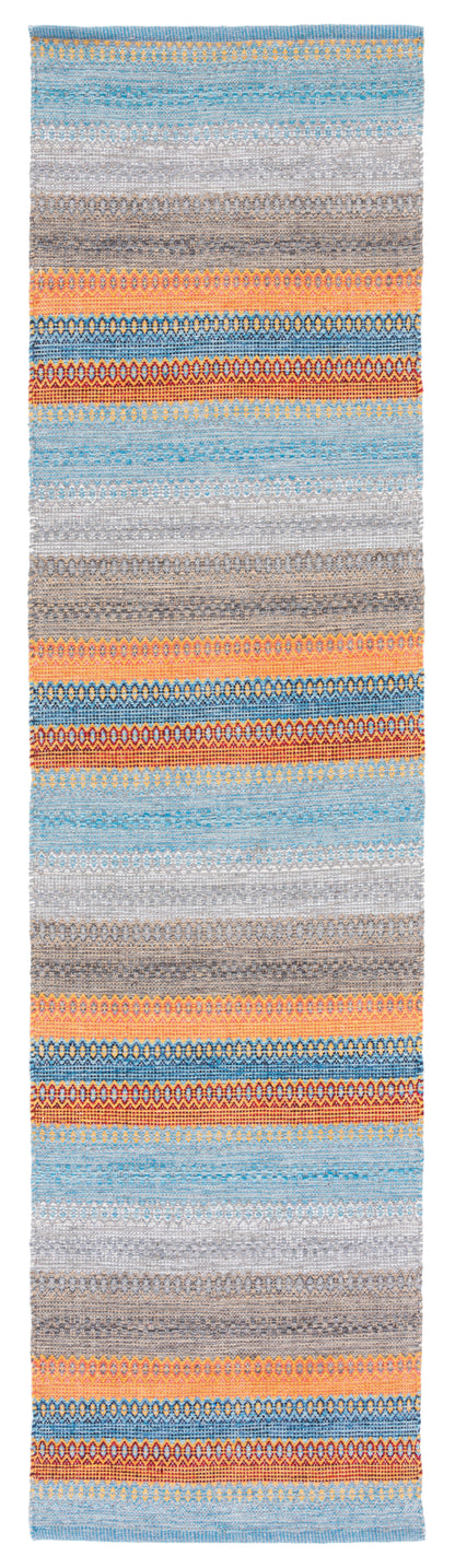 Safavieh Montauk Mtk851P Grey/Orange Area Rug