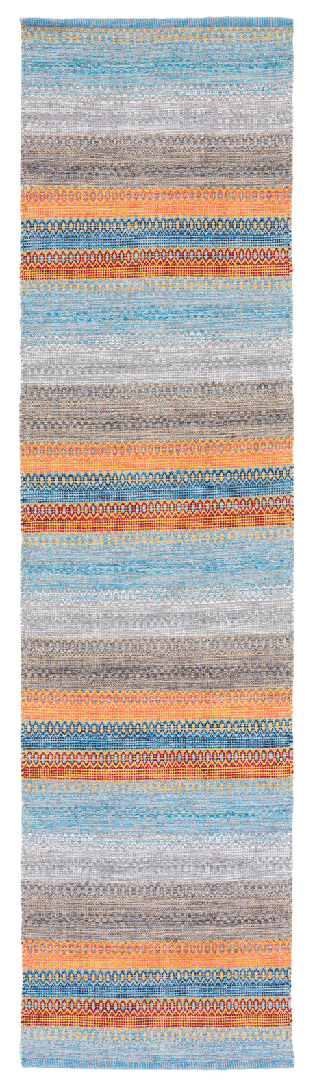 Safavieh Montauk Mtk851P Grey/Orange Rug.