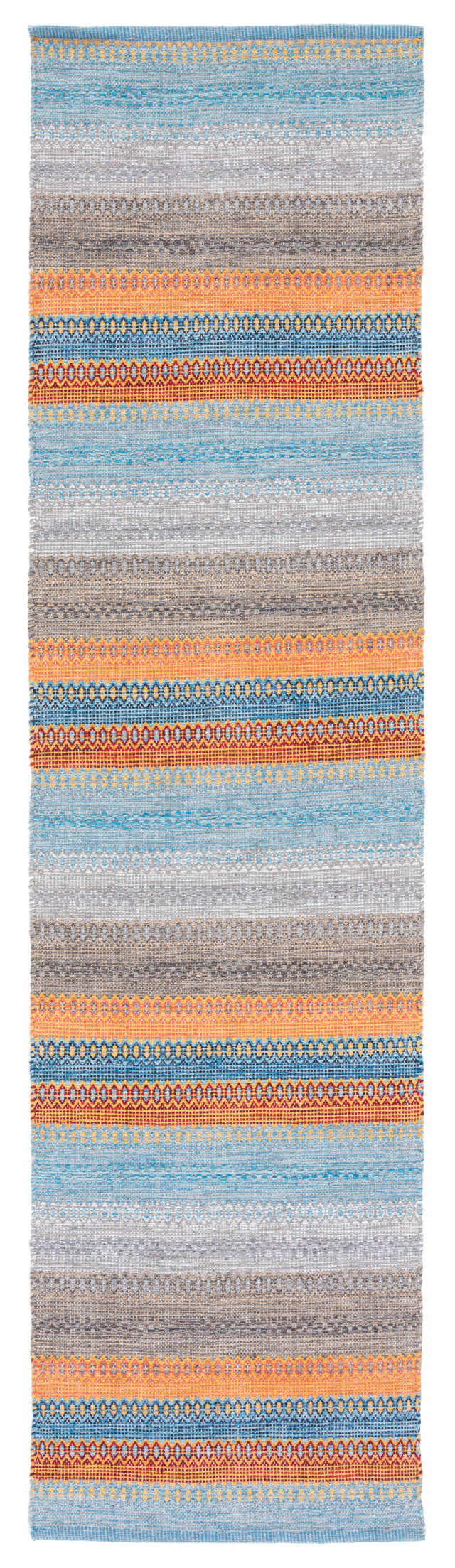 Safavieh Montauk Mtk851P Grey/Orange Rug.