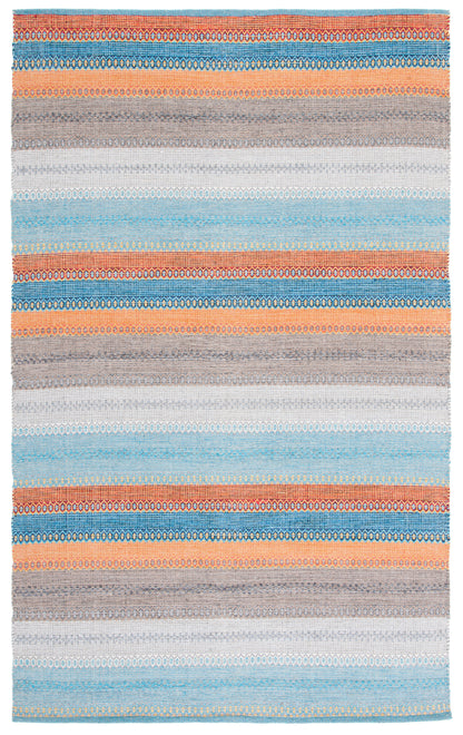 Safavieh Montauk Mtk851P Grey/Orange Area Rug