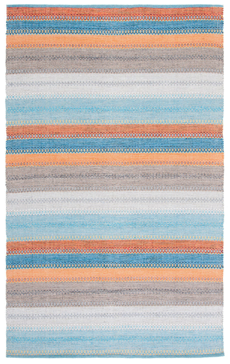 Safavieh Montauk Mtk851P Grey/Orange Rug.