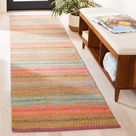 Safavieh Montauk Mtk851U Blue/Pink Rug.