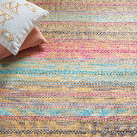 Safavieh Montauk Mtk851U Blue/Pink Rug.