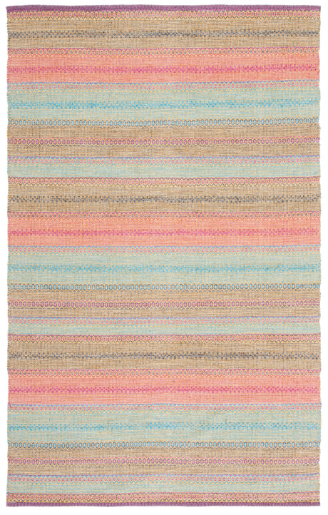 Safavieh Montauk Mtk851U Blue/Pink Rug.