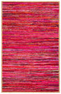 Safavieh Montauk Mtk960Q Red/Natural Area Rug