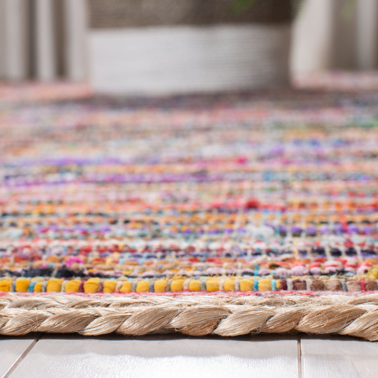 Safavieh Montauk Mtk960R Multi/Natural Rugs.