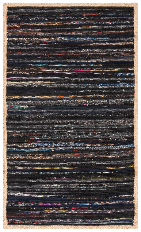 Safavieh Montauk Mtk960Z Black/Natural Area Rug