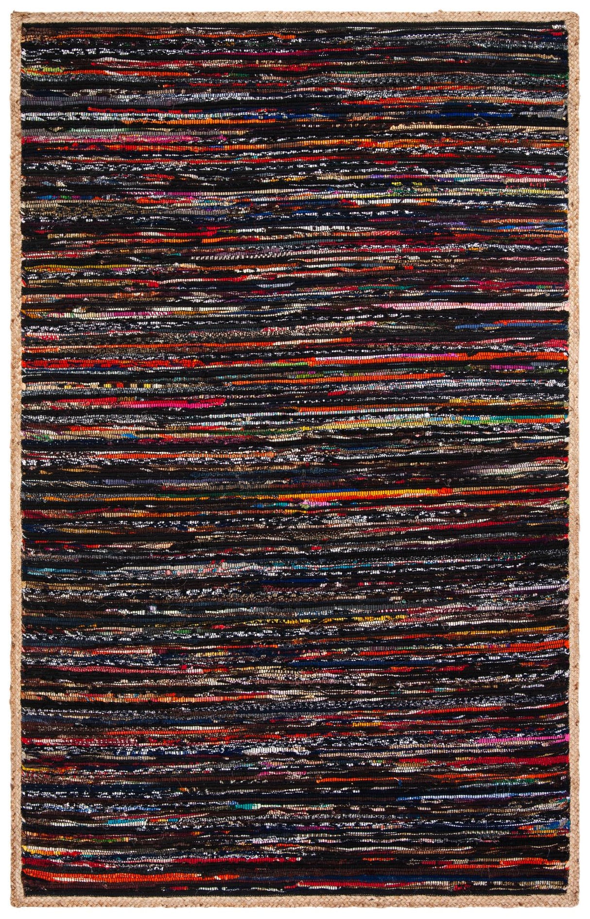 Safavieh Montauk Mtk960Z Black/Natural Rugs.