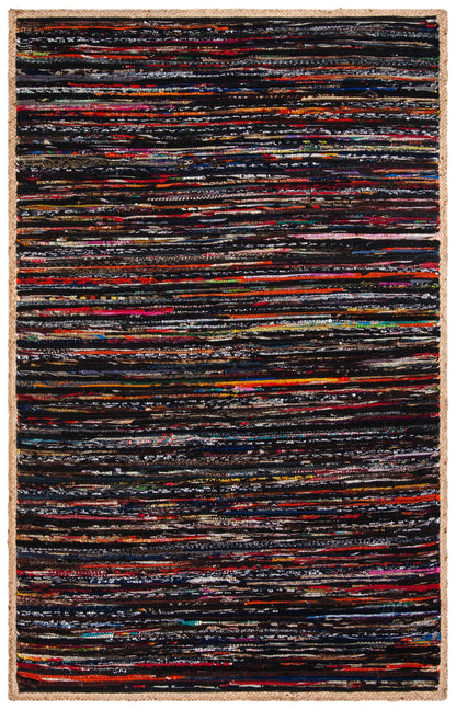 Safavieh Montauk Mtk960Z Black/Natural Area Rug