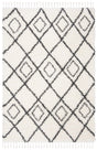 Safavieh Moroccan Tassel Shag Mts335A Ivory/Dark Grey Rug.