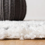 Safavieh Moroccan Tassel Shag Mts335B Ivory/Light Grey Rug.