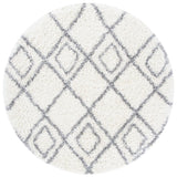 Safavieh Moroccan Tassel Shag Mts335B Ivory/Light Grey Rug.