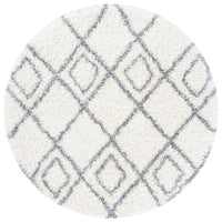 Safavieh Moroccan Tassel Shag Mts335B Ivory/Light Grey Area Rug