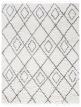 Safavieh Moroccan Tassel Shag Mts335B Ivory/Light Grey Rug.