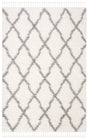 Safavieh Moroccan Tassel Shag Mts358B Ivory/Light Grey Rug.