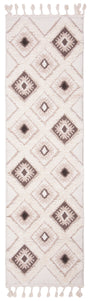 Safavieh Moroccan Tassel Shag Mts601A Ivory/Brown Rug.