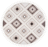 Safavieh Moroccan Tassel Shag Mts601A Ivory/Brown Rug.