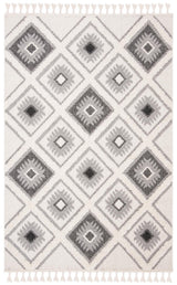 Safavieh Moroccan Tassel Shag Mts601F Ivory/Grey Rug.