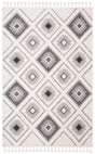 Safavieh Moroccan Tassel Shag Mts601F Ivory/Grey Area Rug