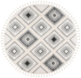 Safavieh Moroccan Tassel Shag Mts601F Ivory/Grey Rug.
