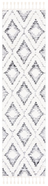 Safavieh Moroccan Tassel Shag Mts610A Ivory/Grey Rug.