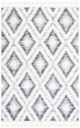 Safavieh Moroccan Tassel Shag Mts610A Ivory/Grey Rug.