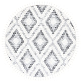 Safavieh Moroccan Tassel Shag Mts610A Ivory/Grey Rug.