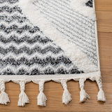 Safavieh Moroccan Tassel Shag Mts612F Grey/Ivory Rug.