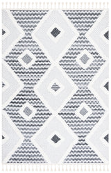 Safavieh Moroccan Tassel Shag Mts612F Grey/Ivory Rug.