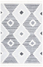 Safavieh Moroccan Tassel Shag Mts612F Grey/Ivory Rug.