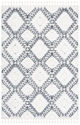 Safavieh Moroccan Tassel Shag Mts616A Ivory/Grey Rug.
