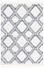 Safavieh Moroccan Tassel Shag Mts616A Ivory/Grey Rug.