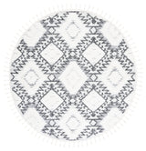 Safavieh Moroccan Tassel Shag Mts616A Ivory/Grey Rug.