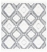 Safavieh Moroccan Tassel Shag Mts616A Ivory/Grey Rug.