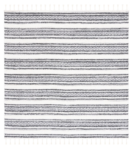 Safavieh Moroccan Tassel Shag Mts620F Grey/Ivory Rug.