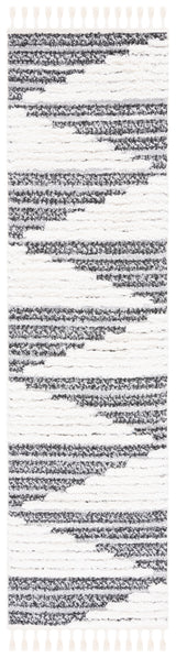 Safavieh Moroccan Tassel Shag Mts622F Dark Grey/Ivory Rug.