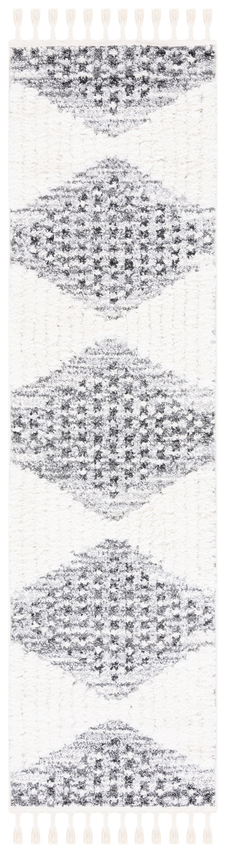 Safavieh Moroccan Tassel Shag Mts624F Grey/Ivory Rug.