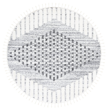 Safavieh Moroccan Tassel Shag Mts624F Grey/Ivory Rug.
