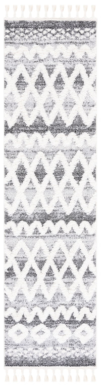 Safavieh Moroccan Tassel Shag Mts626F Grey/Ivory Area Rug