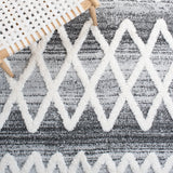 Safavieh Moroccan Tassel Shag Mts626F Grey/Ivory Rug.