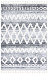 Safavieh Moroccan Tassel Shag Mts626F Grey/Ivory Rug.