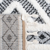 Safavieh Moroccan Tassel Shag Mts628F Grey/Ivory Rug.