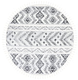 Safavieh Moroccan Tassel Shag Mts630A Ivory/Grey Rug.