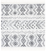 Safavieh Moroccan Tassel Shag Mts630A Ivory/Grey Rug.