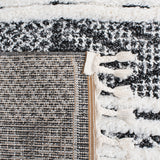 Safavieh Moroccan Tassel Shag Mts632Z Black/Ivory Rug.