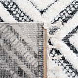 Safavieh Moroccan Tassel Shag Mts636A Ivory/Grey Rug.