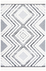 Safavieh Moroccan Tassel Shag Mts636A Ivory/Grey Rug.