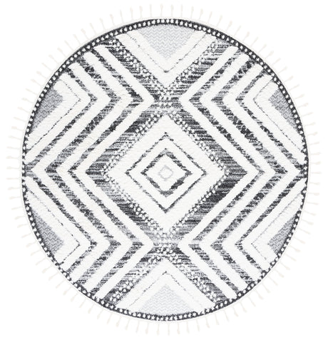 Safavieh Moroccan Tassel Shag Mts636A Ivory/Grey Rug.