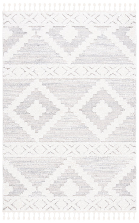 Safavieh Moroccan Tassel Shag Mts640A Ivory/Beige Rug.
