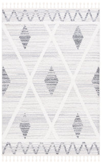 Safavieh Moroccan Tassel Shag Mts642A Beige/Grey Area Rug